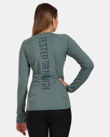 KILPI SPOLETO-W Khaki dámske funkčné tričko