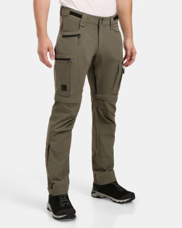 KILPI SURVIVOR-M Zelená pánské outdoorové kalhoty