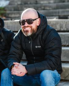 KILPI TASHA-M Černá pánská zateplená bunda