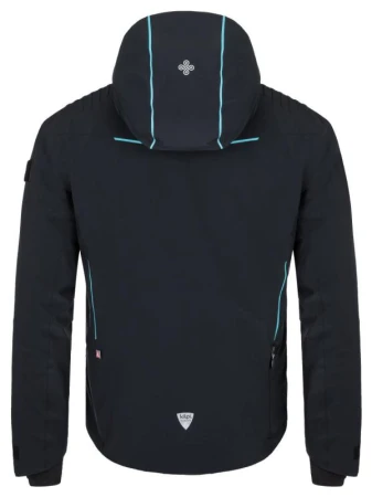 KILPI TEAM JACKET-M Černá pánská lyžařská bunda