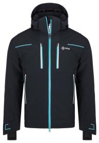 KILPI TEAM JACKET-M Černá pánská lyžařská bunda