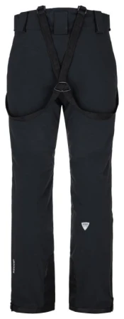 KILPI TEAM PANTS Černé pánské lyžařské kalhoty
