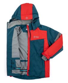 Kilpi TEDDY-JB červená chlapecká lyžařská bunda