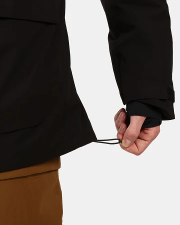KILPI TEEN-M Černá pánská lyžařská bunda
