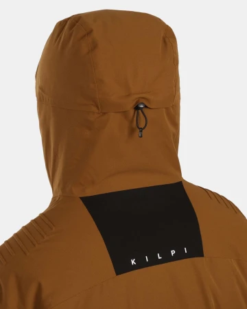 KILPI TEEN-M Hnědá pánská lyžařská bunda