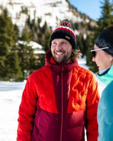 KILPI TEVERY-M Červená pánská zateplená bunda