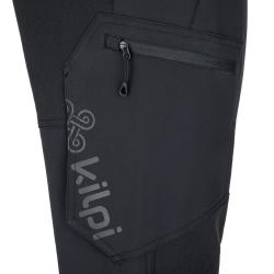 KILPI TIDE-M Černé pánské outdoorové kalhoty