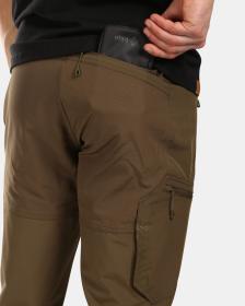 KILPI TIDE-M Hnědé pánské outdoorové kalhoty