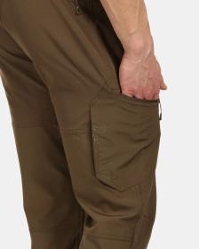 KILPI TIDE-M Hnědé pánské outdoorové kalhoty