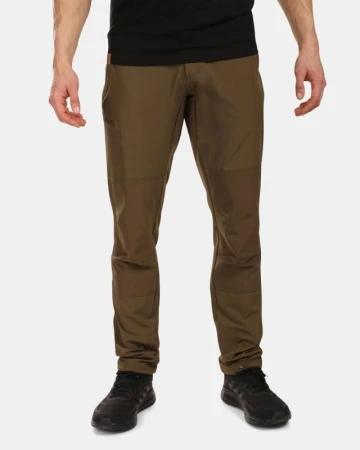 KILPI TIDE-M Hnědé pánské outdoorové kalhoty KILPI TIDE-M Hnědé pánské outdoorové kalhoty
