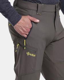 KILPI TIDE-M Zelené pánske outdoorové nohavice