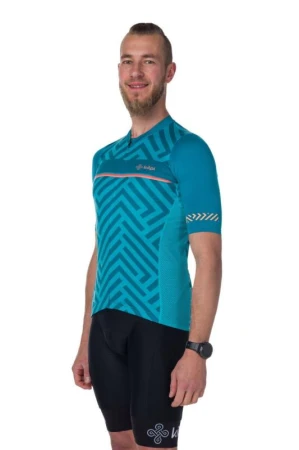 Kilpi TINO-M tyrkysový pánsky cyklistický dres