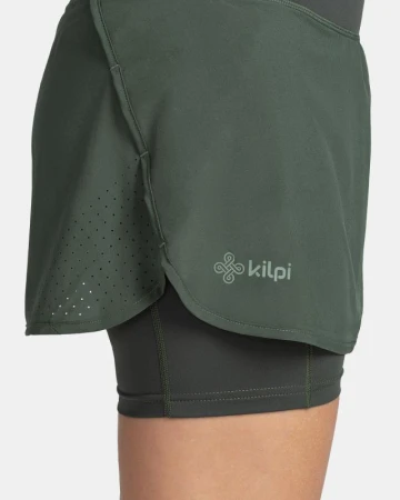 KILPI TITICACA-W Tmavě zelená dámská sukně