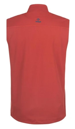 Kilpi TOFANO-M tmavě červená pánská softshell vesta
