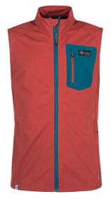 Kilpi TOFANO-M tmavě červená pánská softshell vesta