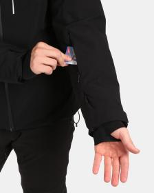 KILPI TONNSI-M Černá pánská lyžařská bunda