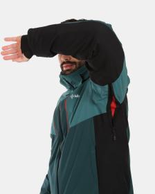 KILPI TONNSI-M Tmavě zelená pánská lyžařská bunda