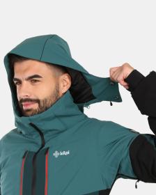 KILPI TONNSI-M Tmavě zelená pánská lyžařská bunda