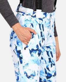 KILPI TORIEN-W Biele dámske softshellové lyžiarske nohavice