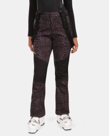 KILPI TORIEN-W Čierne dámske softshellové lyžiarske nohavice