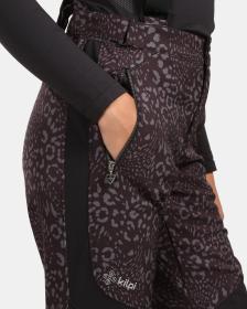 KILPI TORIEN-W Černé dámské softshellové lyžařské kalhoty