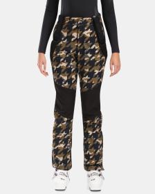 KILPI TORIEN-W Khaki dámske softshellové lyžiarske nohavice