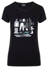 KILPI TORNES-W Černé dámské tričko KILPI TORNES-W Černé dámské tričko