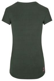 KILPI TORNES-W Tmavě zelené dámské tričko