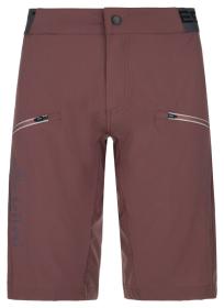 Kilpi TRACKEE-W tmavě červené dámské cyklistické kraťasy