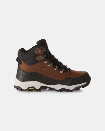 KILPI TRACKER HIGH WP-U Hnedá outdoorová vysoká obuv