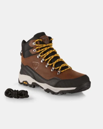 KILPI TRACKER HIGH WP-U Hnědá outdoorová vysoká obuv