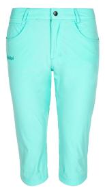 Kilpi TRENTA-W tyrkysové dámské 3/4 kalhoty