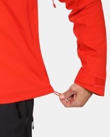 KILPI TRINITY-M Červená pánska hardshellová bunda