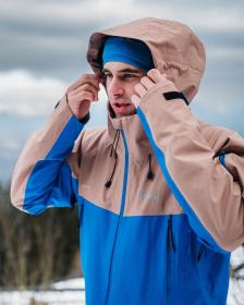 KILPI TRINITY-M Modrá pánská hardshellová bunda