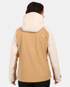 KILPI TRINITY-W Béžová dámská hardshellová bunda