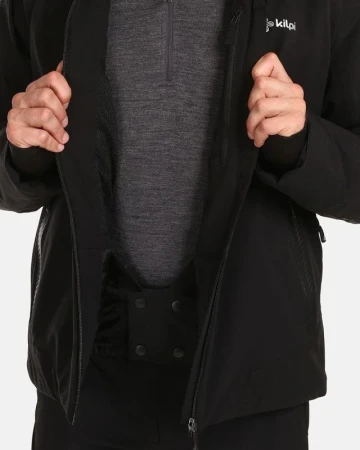 KILPI TURNAU-M Černá pánská lyžařská bunda POUZE 3XL (VÝPRODEJ)