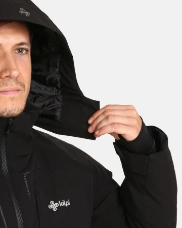 KILPI TURNAU-M Černá pánská lyžařská bunda POUZE 3XL (VÝPRODEJ)