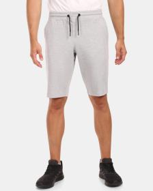 KILPI TUSCON-M Světle šedé pánské bavlněné kraťasy