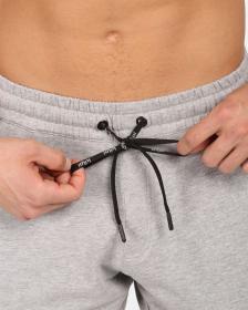 KILPI TUSCON-M Svetlo šedé pánske bavlnené krátke nohavice