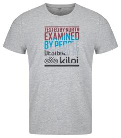 KILPI TYPON-M Světle šedé pánské tričko KILPI TYPON-M Světle šedé pánské tričko