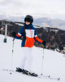 KILPI VALERA-W Červená dámská lyžařská bunda