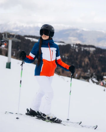 KILPI VALERA-W Červená dámská lyžařská bunda