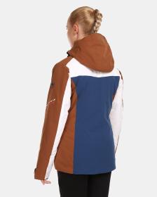 KILPI VALERA-W Hnedá dámska lyžiarska bunda