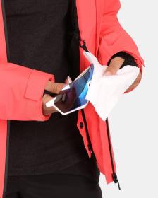 KILPI VALERA-W Růžová dámská lyžařská bunda