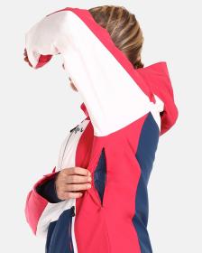 KILPI VALERA-W Růžová dámská lyžařská bunda