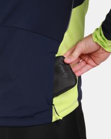 KILPI VELOVER-M Svetlo zelená pánska cyklistická softshellová bunda