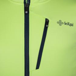KILPI VELOVER-M Svetlo zelená pánska cyklistická softshellová bunda