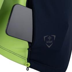KILPI VELOVER-M Svetlo zelená pánska cyklistická softshellová bunda