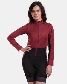 KILPI VELOVER-W Tmavě červená dámská softshellová bunda