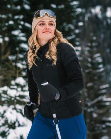 KILPI VERONS-W Čierna dámska zateplená bunda